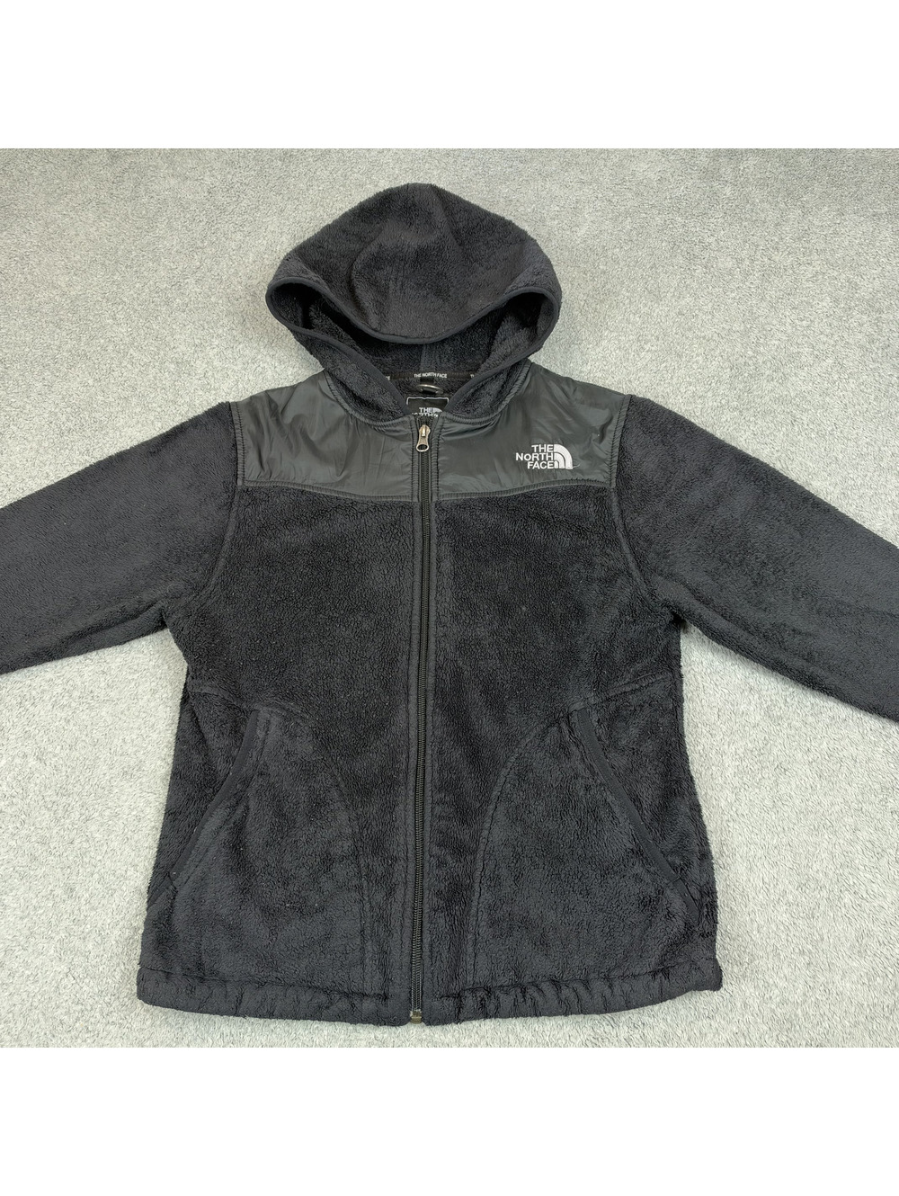 The North Face Hooded Fleece Jacket Women S P Gray